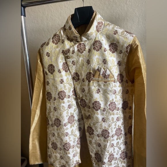 Men’s Koti Vest, Shirt and Pants set - Picture 4 of 6